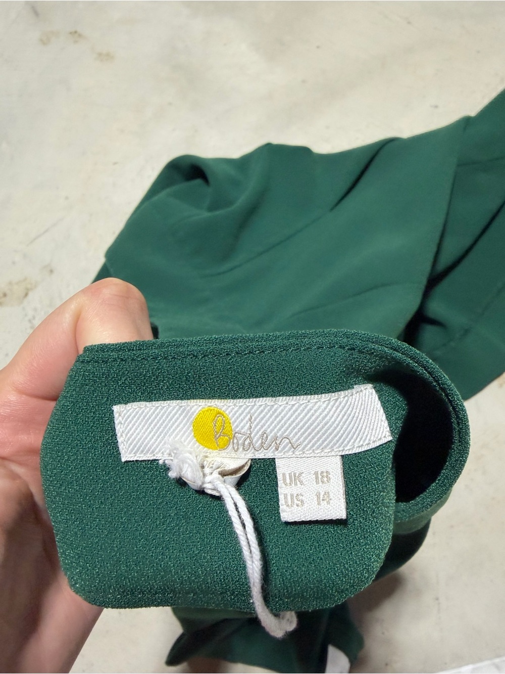 Boden Dark Green Skirt 14 - Picture 6 of 8